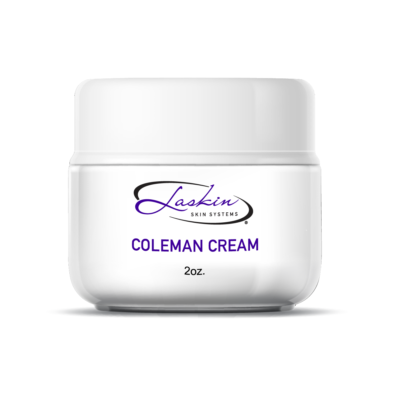 Laskin Skin Systems Coleman Cream specialized corrective treatment cream jar.