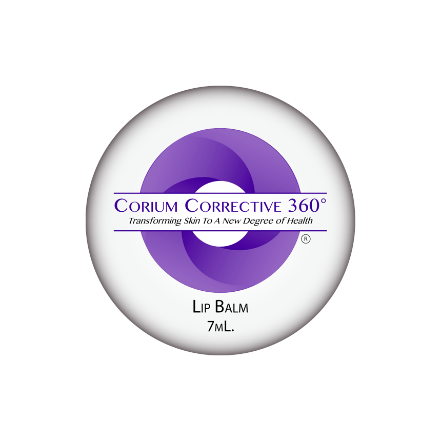 Corium Corrective 360° Lip Balm hydrating and protective lip treatment tube.