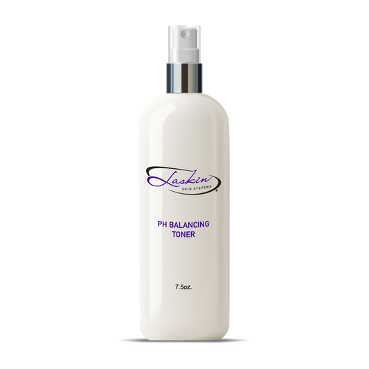 Laskin Skin Systems pH Balancing Toner refreshing balancing treatment in spray bottle.