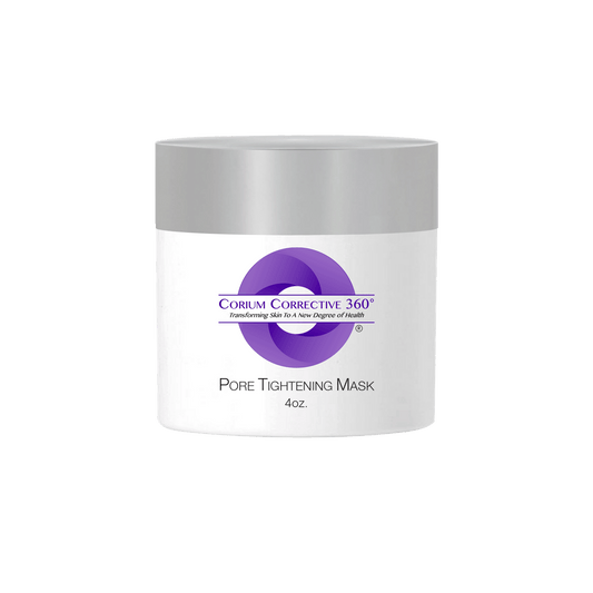 Corium Corrective 360° Pore Tightening Mask clarifying pore-refining treatment mask jar.