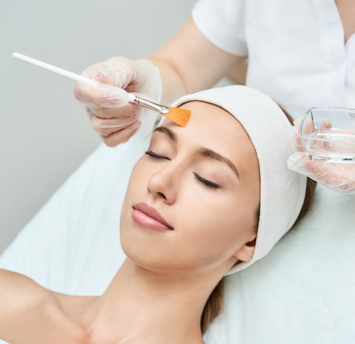 Radiance Reset corrective treatment with exfoliation, dermaplaning and Jet Clear infusion for a glowing complexion.