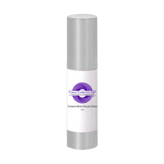 Corium Corrective 360° Vitamin A Micro-Peeling Cream resurfacing renewal treatment cream jar.